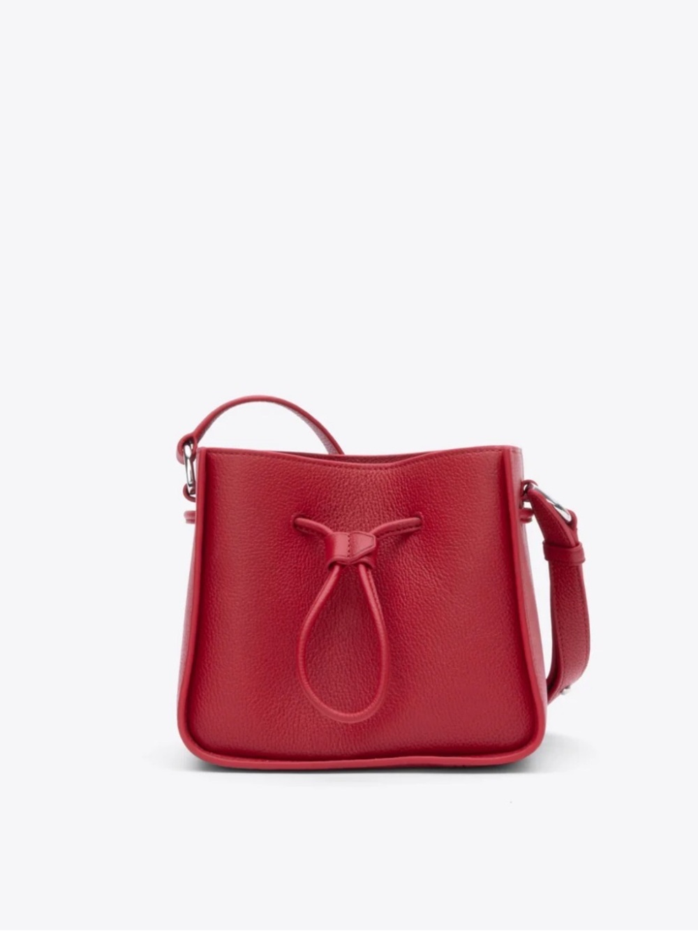 NWT 3.1 Phillip Lim Soleil Mini Bucket Drawstring Bag Lipstick Red